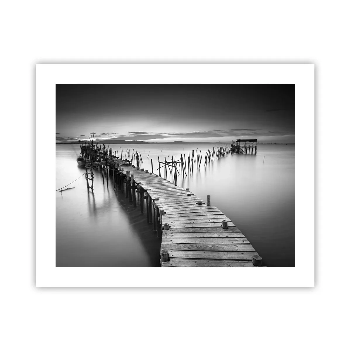 Plakat - Spokój zapomnianego brzegu - 50x40 cm