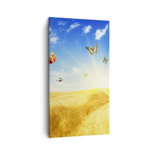 Obraz na płótnie - I jak tu nie kochać lata? - 45x80 cm
