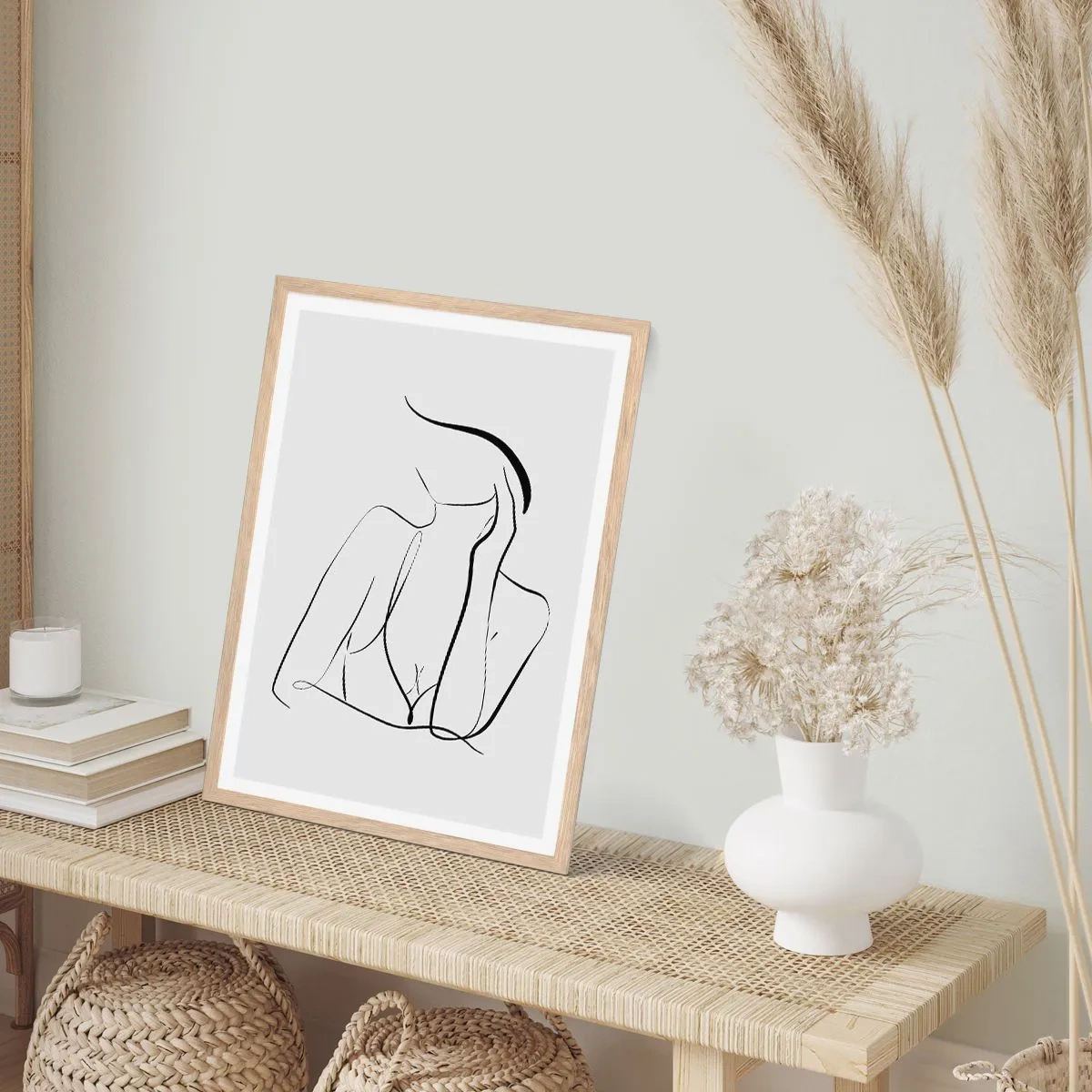 Plakat w ramie jasny dąb - Na fali marzeń - 40x50 cm