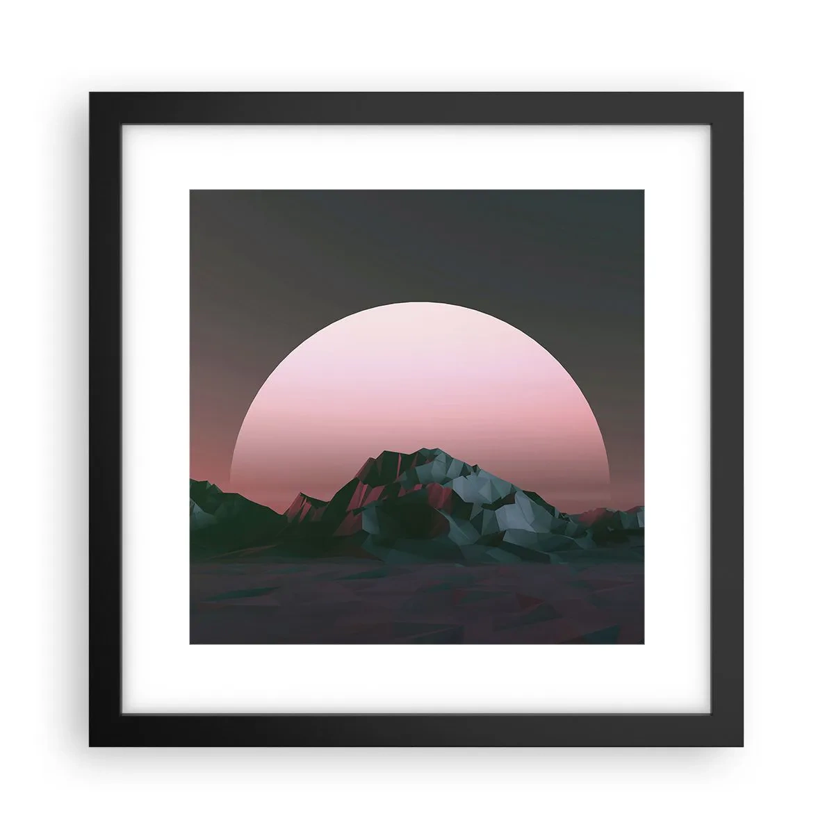 Plakat w czarnej ramie - W sąsiedniej galaktyce - 30x30 cm