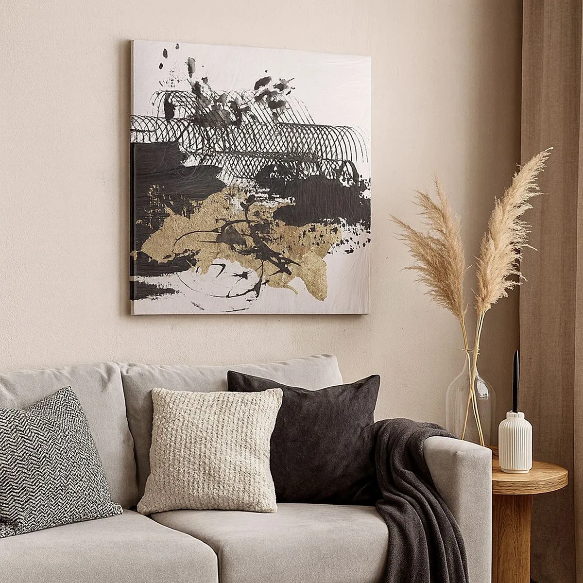 Obraz na płótnie - Kompozycja z pasją - 30x30 cm