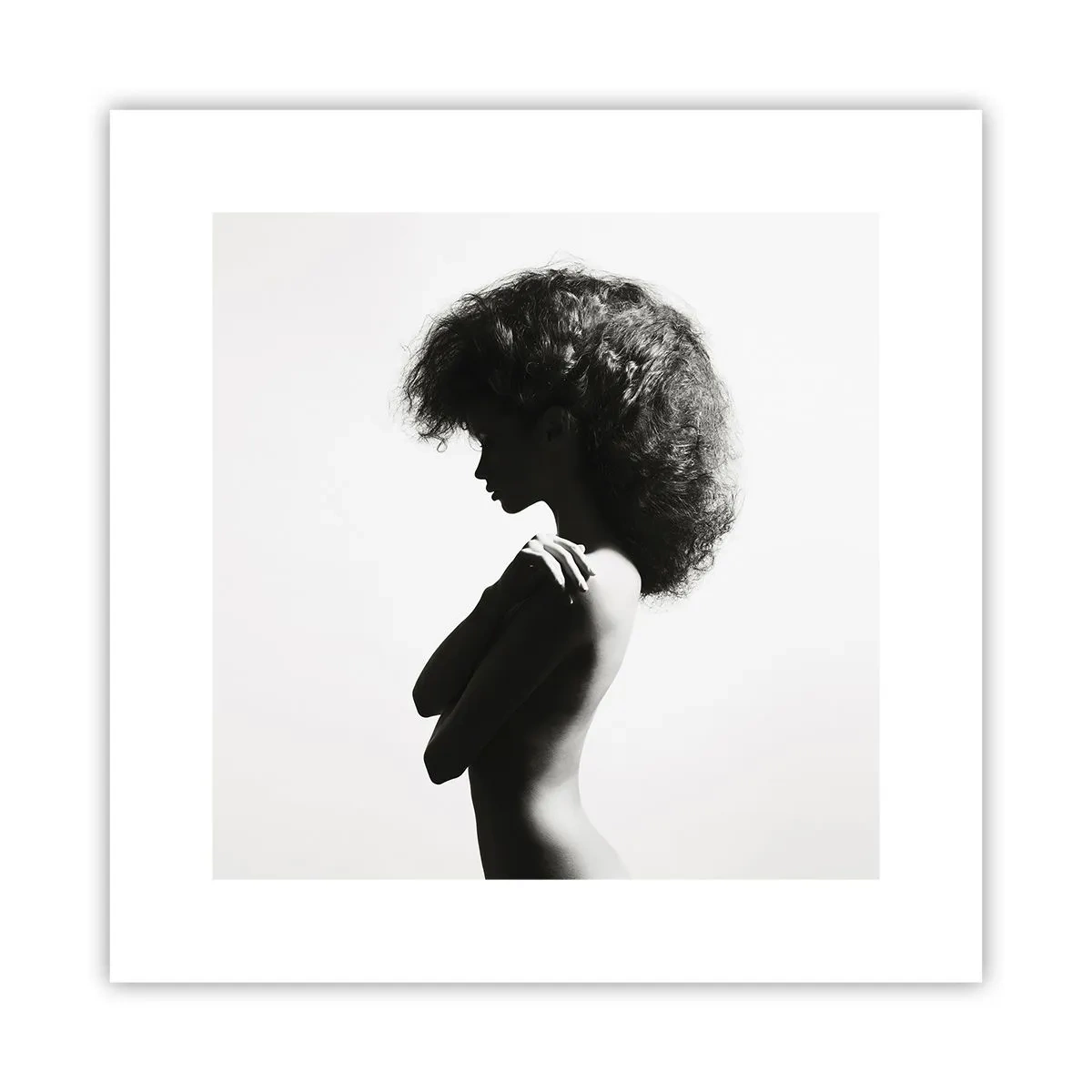 Plakat - Jak kwiat na smukłej łodydze - 30x30 cm