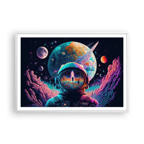 Plakat w białej ramie - Filozofom się nie śniło - 100x70 cm