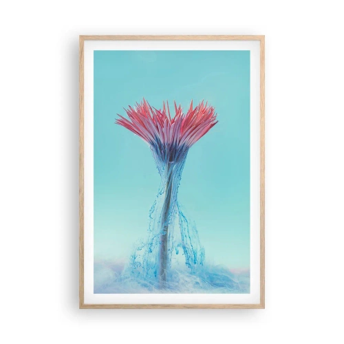 Plakat w ramie jasny dąb - W ożywczym objęciu - 61x91 cm