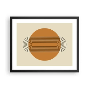 Plakat w czarnej ramie - Plan doskonały - 50x40 cm