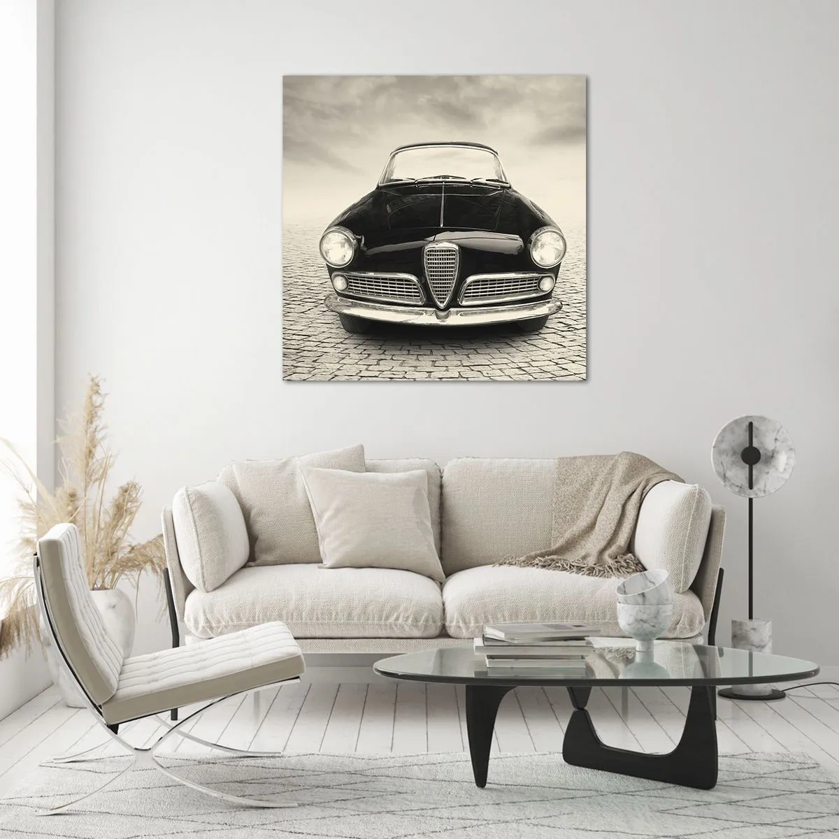 Obraz na szkle - I jak mnie nie kochać? - 40x40 cm