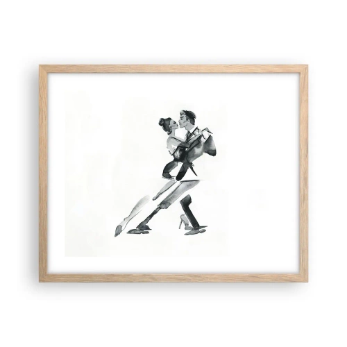 Plakat w ramie jasny dąb - W jednym rytmie - 50x40 cm