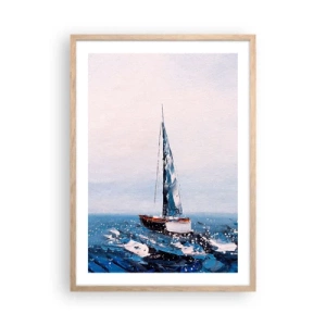 Plakat w ramie jasny dąb - Braterstwo wiatru - 50x70 cm