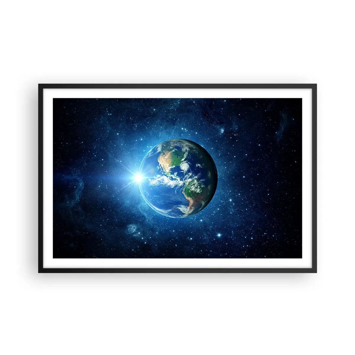 Plakat w czarnej ramie - Jesteśmy w niebie - 91x61 cm