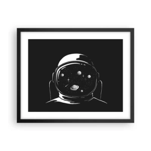 Plakat w czarnej ramie - Niezły widok - 50x40 cm