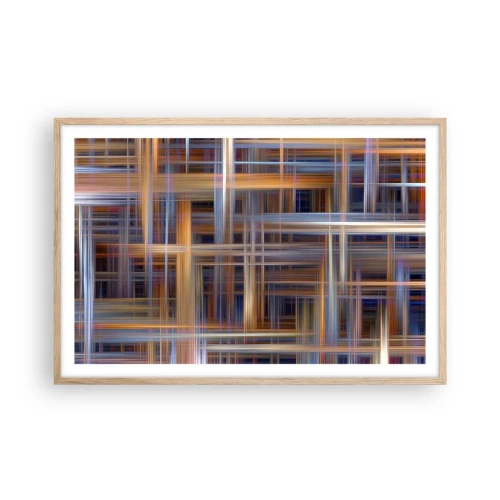 Plakat w ramie jasny dąb - Utkane ze światła - 91x61 cm