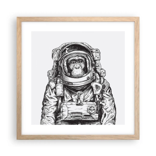 Plakat w ramie jasny dąb - Alternatywna ewolucja - 40x40 cm