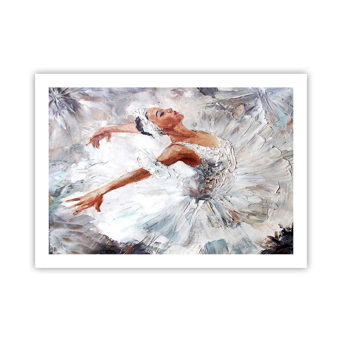 Plakat - Delikatna i lekka jak tiul - 70x50 cm