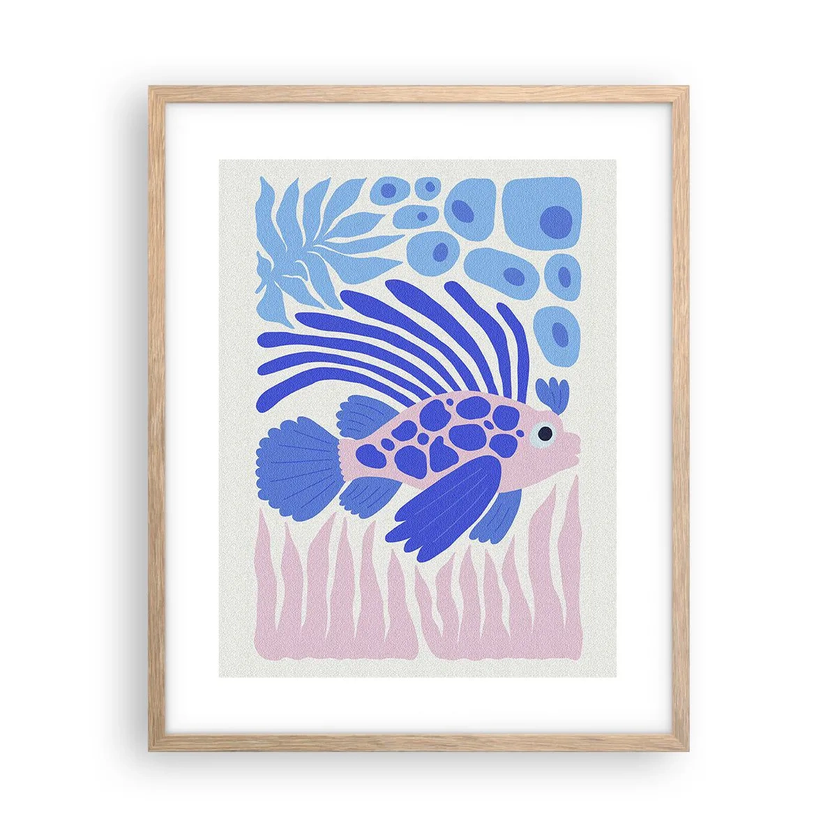 Plakat w ramie jasny dąb - W swoim żywiole - 40x50 cm