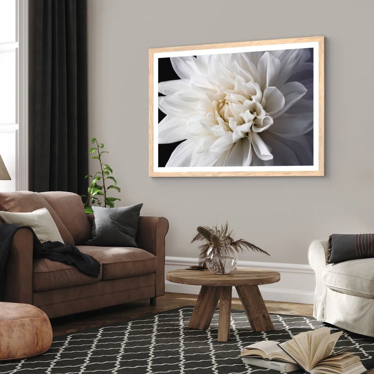 Plakat w ramie jasny dąb - Poranek Panny Młodej - 91x61 cm