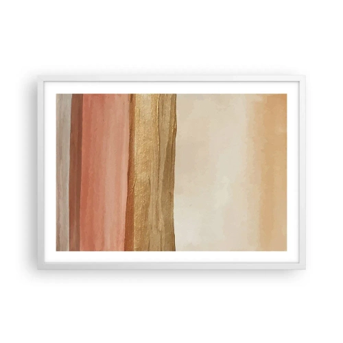 Plakat w białej ramie - Kompozycja wertykalna - 70x50 cm