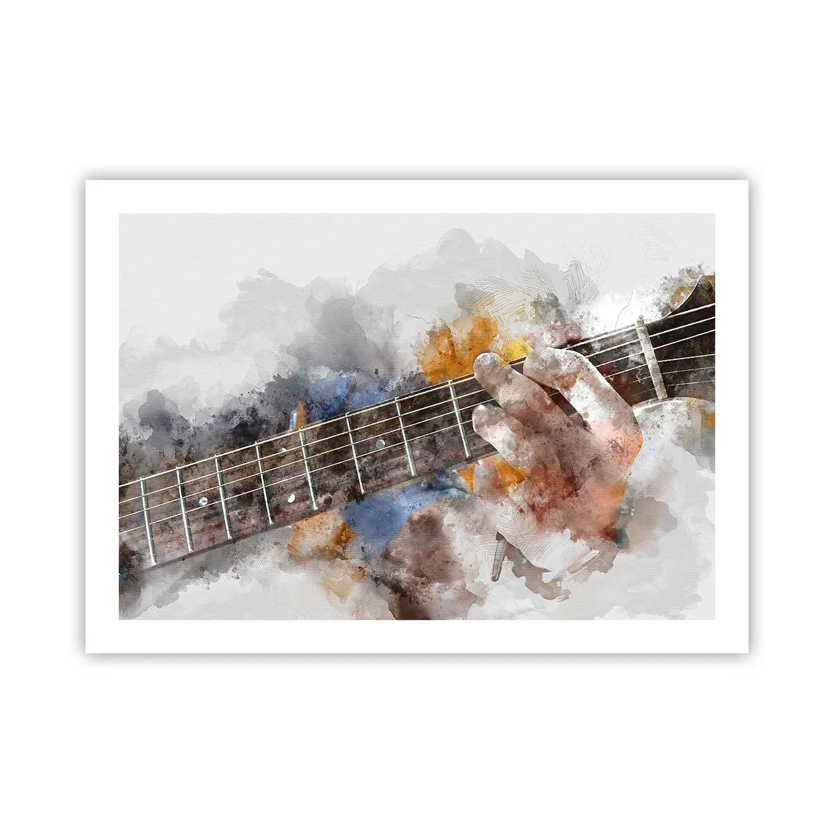 Plakat - Poezja między strunami - 70x50 cm