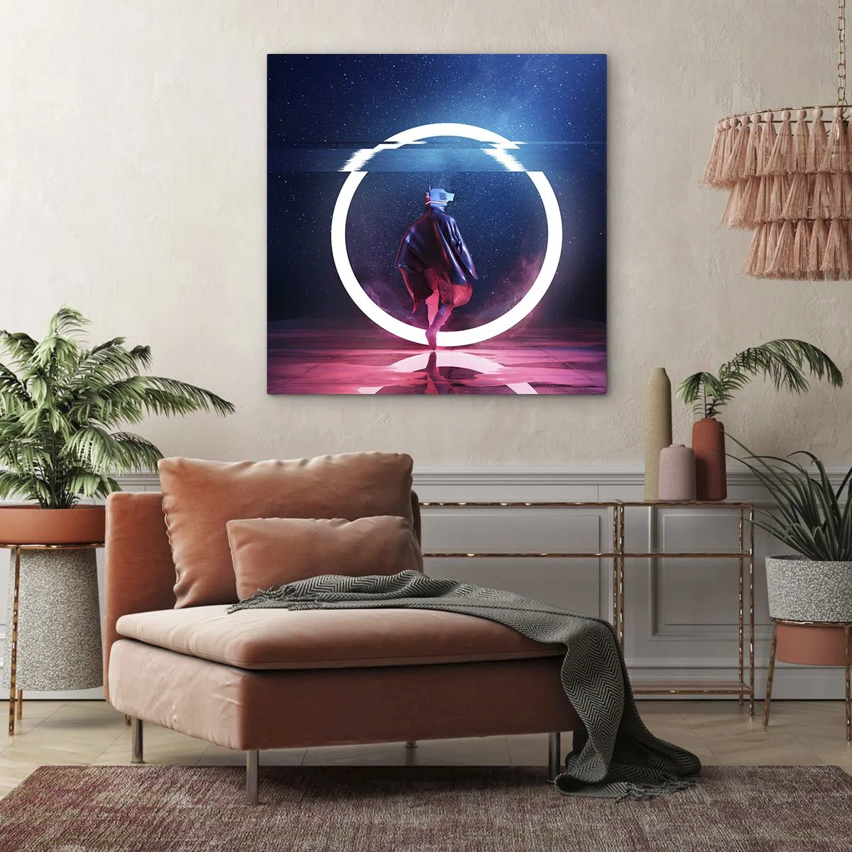 Obraz na płótnie - Między światami - 70x70 cm