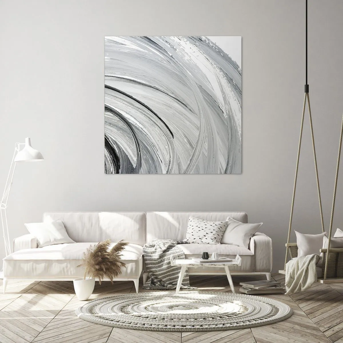 Obraz na płótnie - Kompozycja orbitalna - 40x40 cm