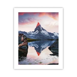 Plakat - Serce gór jest gorące - 40x50 cm