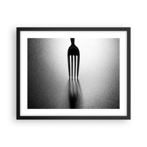 Plakat w czarnej ramie - Światło i cień - 50x40 cm