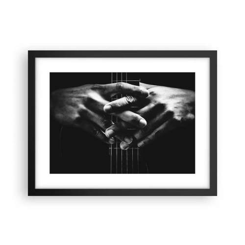 Plakat w czarnej ramie - Modlitwa artysty - 40x30 cm