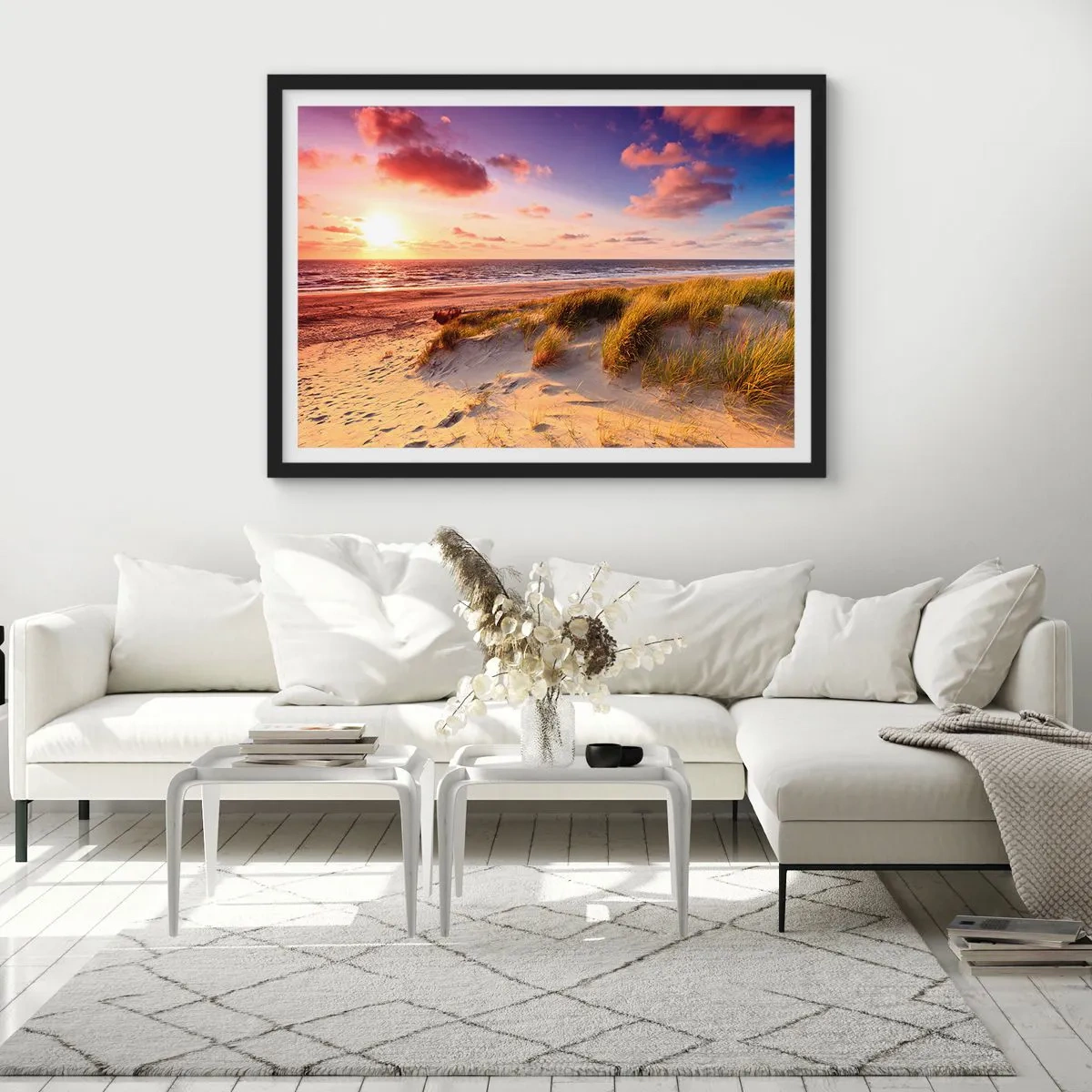 Plakat w czarnej ramie - Już latem pachnie powietrze - 50x40 cm