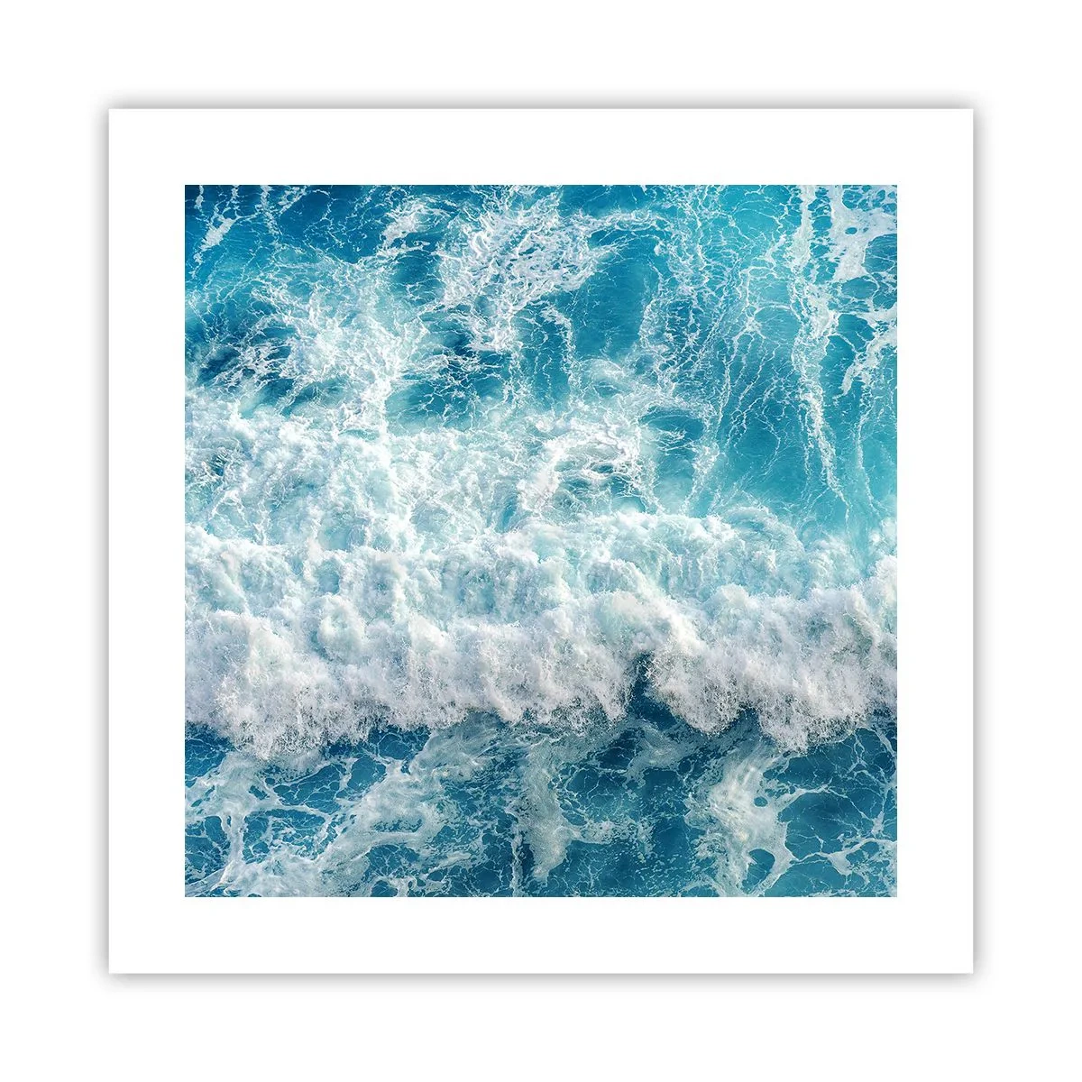 Plakat - Radośnie i w podskokach - 40x40 cm