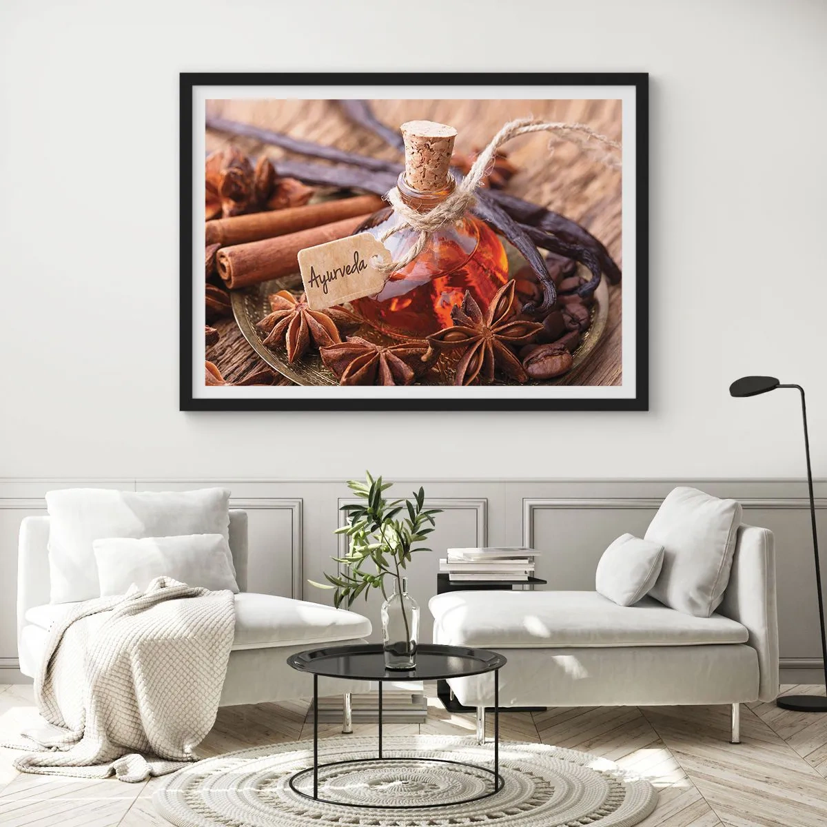 Plakat w czarnej ramie - Ku jedności ciała i ducha - 40x30 cm