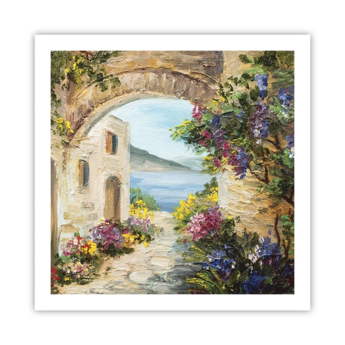 Plakat - Urok nadmorskiej prowincji - 60x60 cm