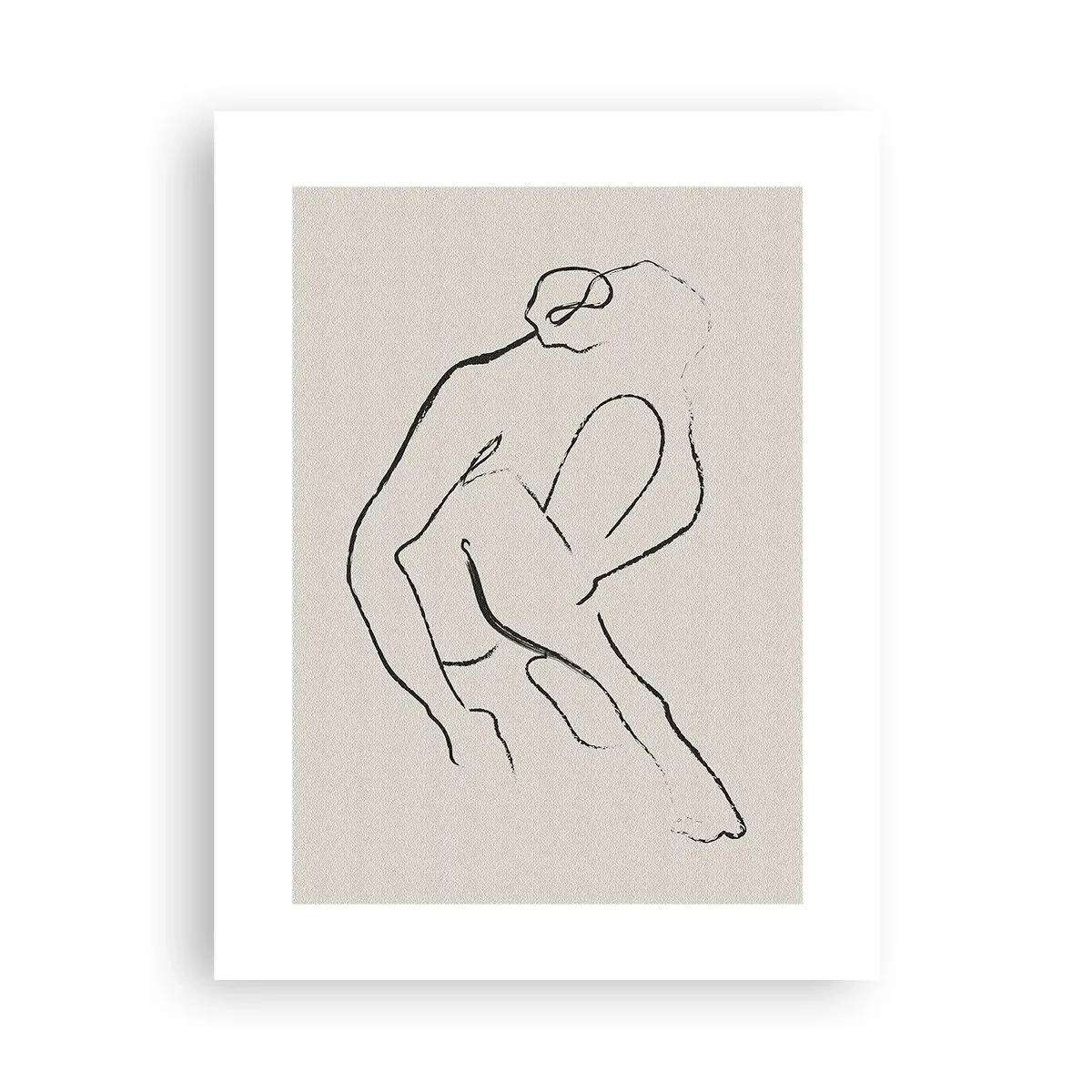 Plakat - Szkic intymny - 30x40 cm