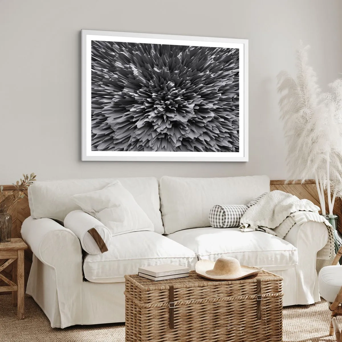 Plakat w białej ramie - Już ostrzej się nie da - 91x61 cm