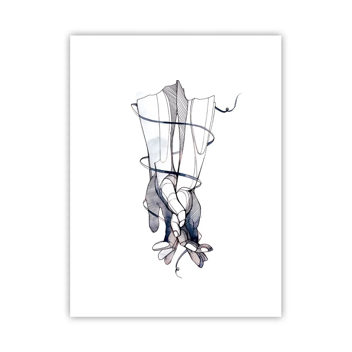 Plakat - Studium dotyku - 30x40 cm