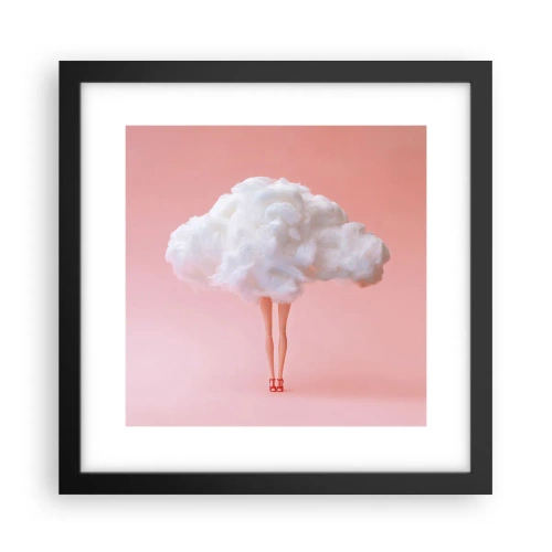 Plakat w czarnej ramie - Słodka obietnica - 30x30 cm