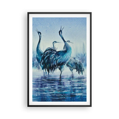 Plakat w czarnej ramie - Poranne spotkanie - 61x91 cm