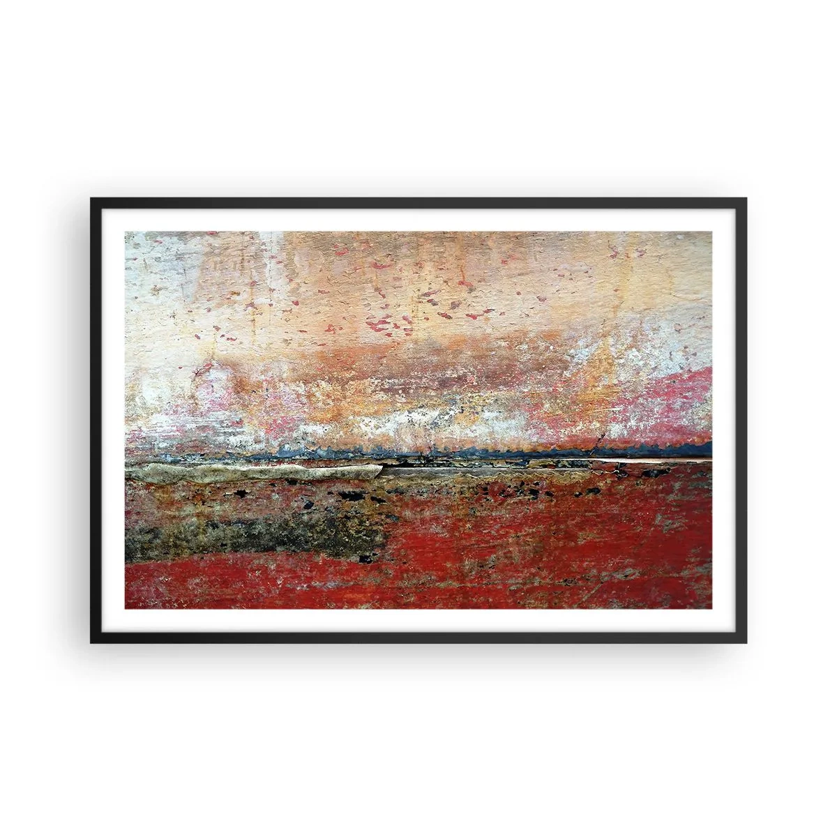 Plakat w czarnej ramie - Może to morze - 91x61 cm
