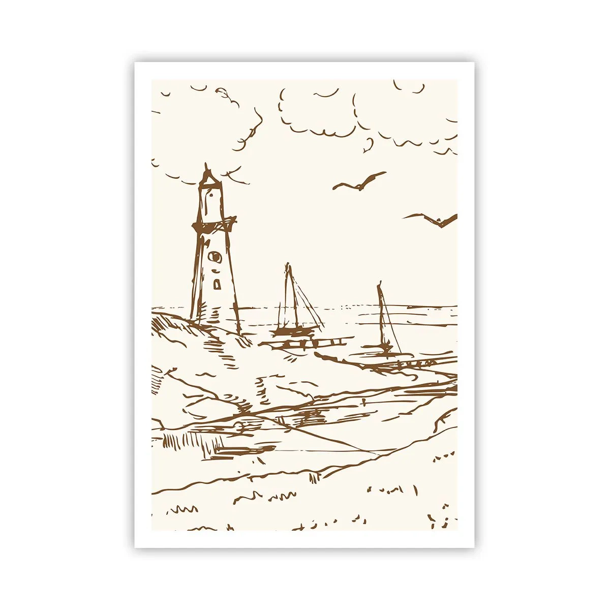 Plakat - Zarys wspomnienia lata - 70x100 cm