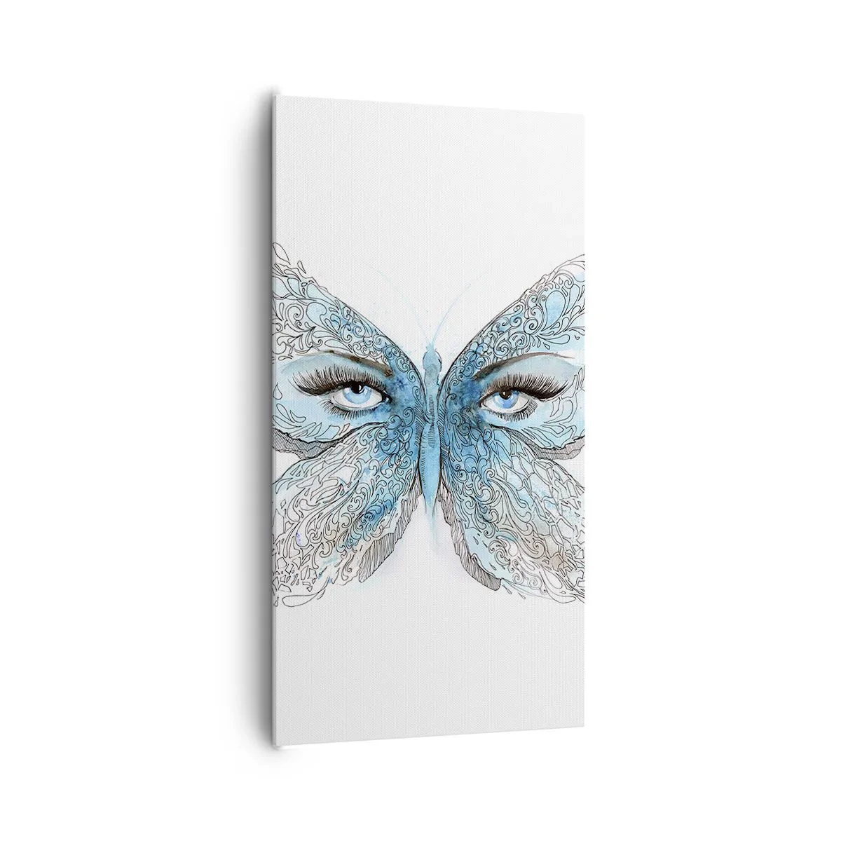 Obraz na płótnie - Modraszek eros - 65x120 cm