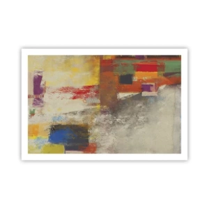 Plakat - Geometria barw - 91x61 cm