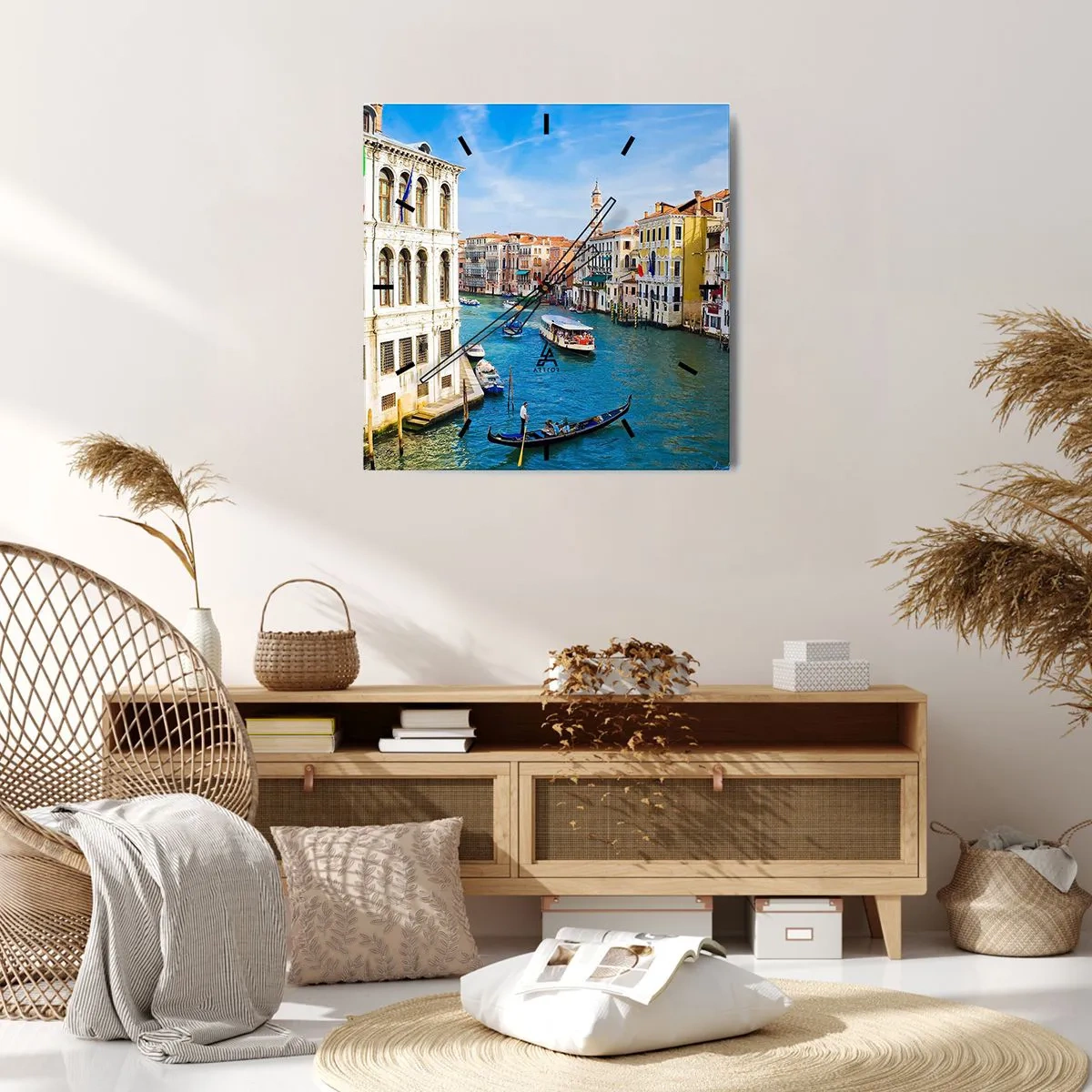 Zegar ścienny - Ruch uliczny jedyny na świecie - 40x40 cm