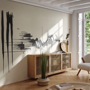 Fototapeta Premium Canvas - Abstrakcja pośpieszna - Abstrakcja, Minimalizm, Sztuka - 450x315 cm