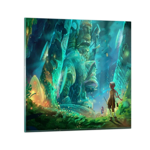Obraz na szkle - Z wielkiej Księgi Baśni - 60x60 cm