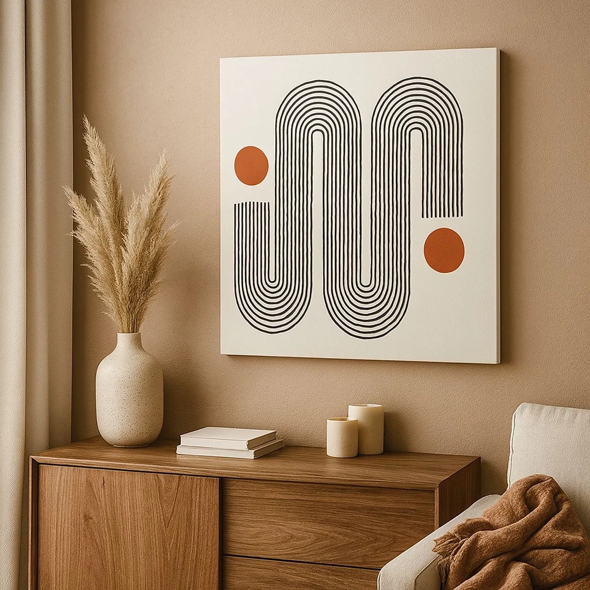 Obraz na płótnie - Od początku do końca - 30x30 cm