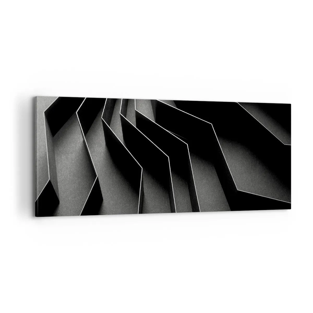 Obraz na płótnie - Przestrzenny porządek - 100x40 cm