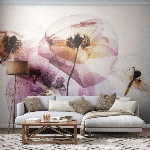Fototapeta Premium Canvas - Kwiatów ciała przezrocze - Kwiaty, Ogród, Sztuka - 350x256 cm