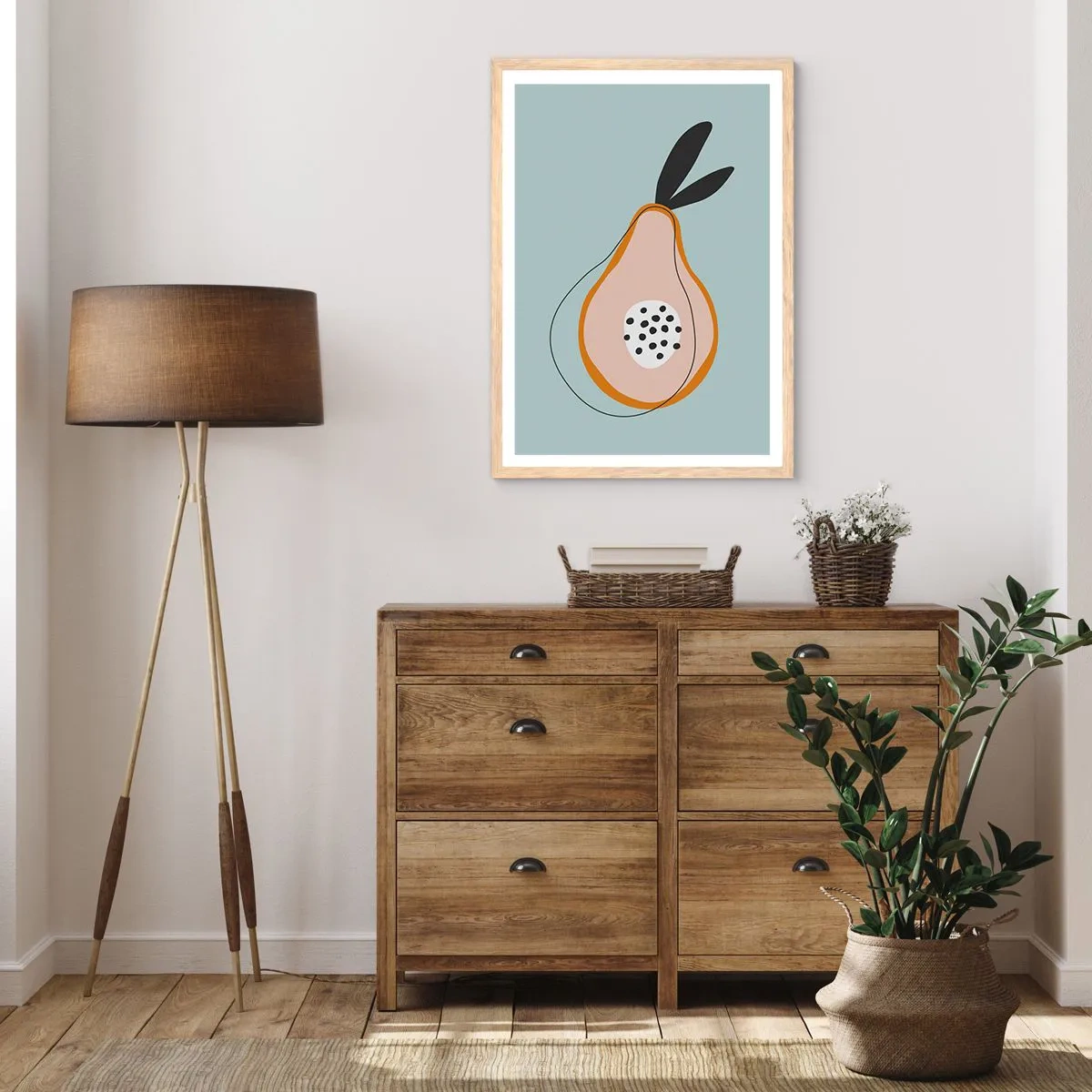 Plakat w ramie jasny dąb - Przeniknąć w naturę rzeczy - 70x100 cm