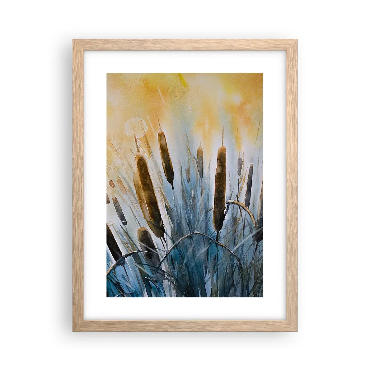 Plakat w ramie jasny dąb - Chłód wody, słońca żar - 30x40 cm