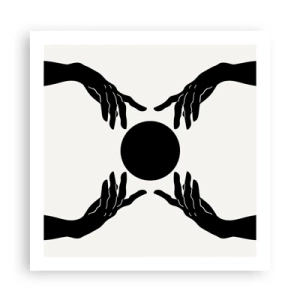 Plakat - Tajemny znak - 60x60 cm