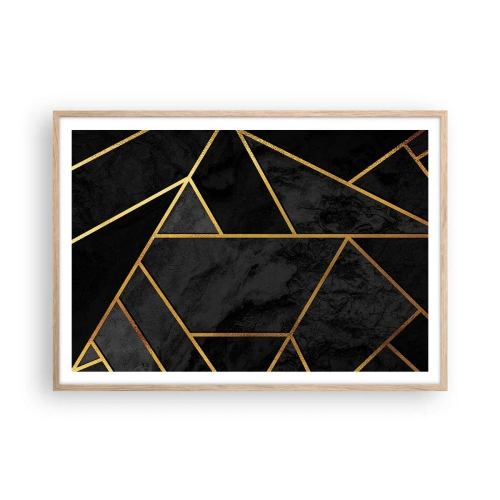 Plakat w ramie jasny dąb - Mrok i blask - 100x70 cm