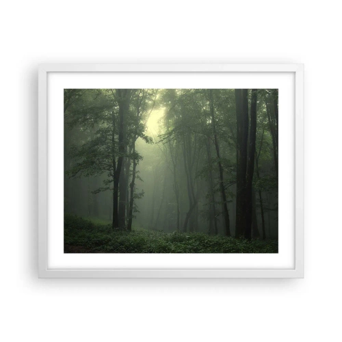 Plakat w białej ramie - Zanim się obudzi - 50x40 cm